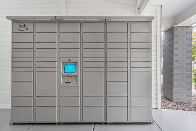 Amazon HUB Package Lockers | Your packages are safe and secure in our Amazon Hub Package Lockers which you can access any time of day!