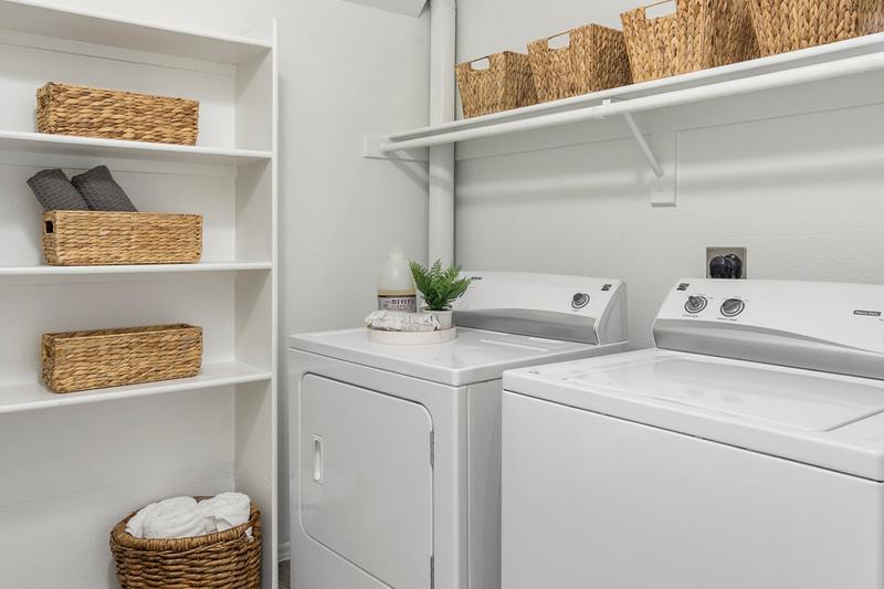 Washer & Dryer Included | All apartment homes come with a full-size washer and dryer already in the apartment! 