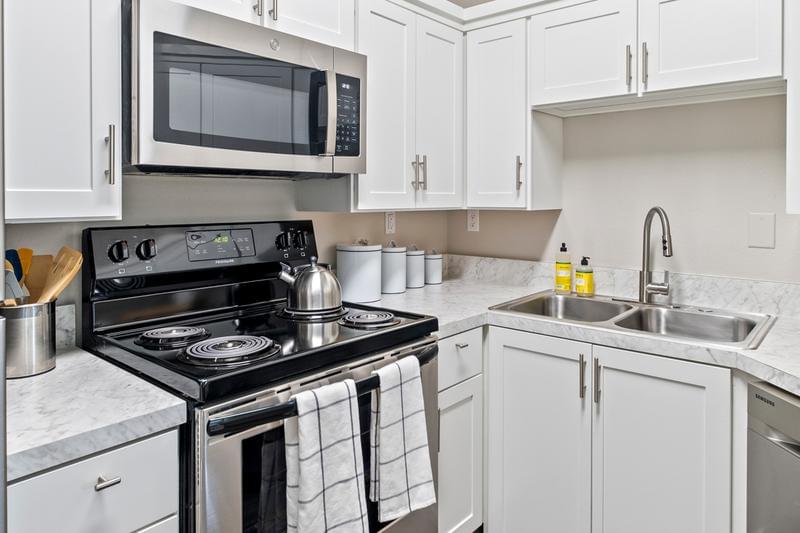 Stainless Steel Appliances | All apartment homes feature stainless steel appliances.
