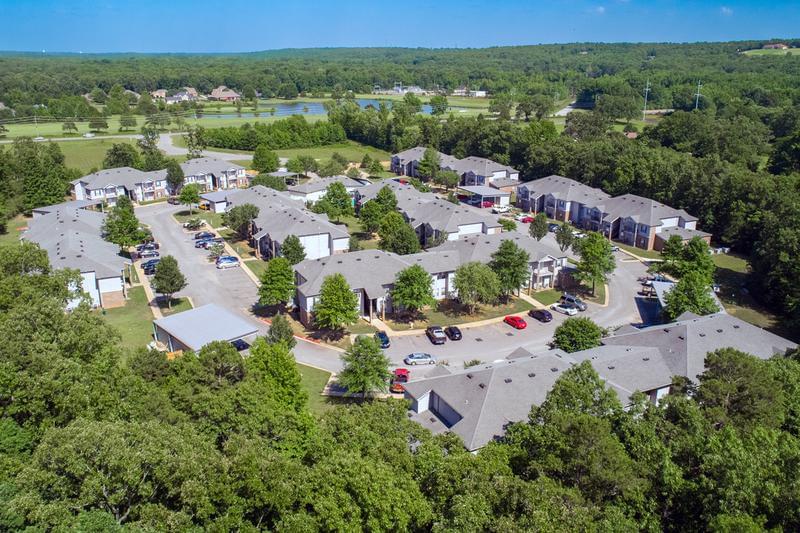 Aerial View of Community | A bird's eye view of our beautiful community in Cabot, AR.