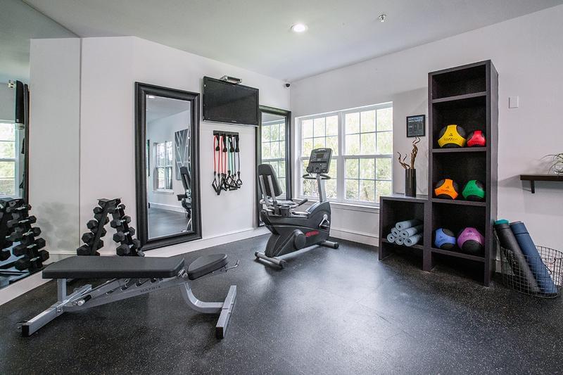 Weight Training | Our fitness center features all the weight training equipment you'll need.
