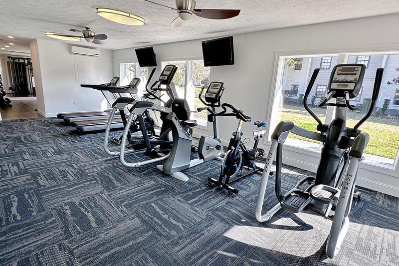 24-Hour Fitness Center | Get in your workout any time of day in our 24-hour fitness center.