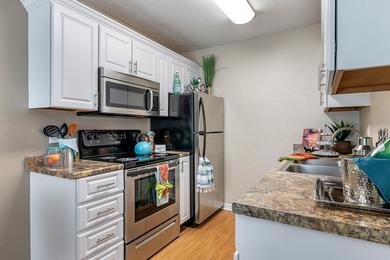 Updated Kitchens | Updated kitchens with stainless steel appliances available!