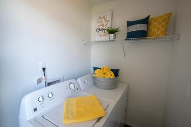 Washer & Dryer | Full size washer and dryer appliances are included in every apartment home.