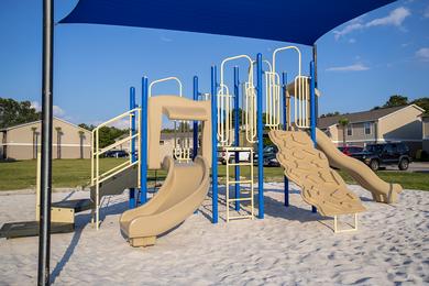 Playground | Bring the kids down to our on-site playground.