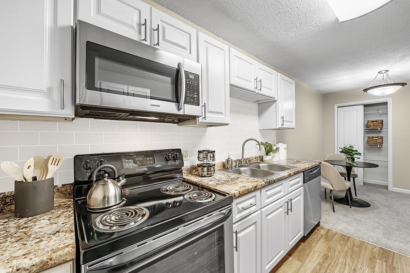 Stainless Steel Appliances | Newly renovated kitchens featuring stainless steel appliances.