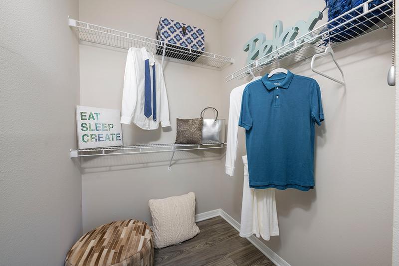 Walk-In Closet | Guest bedrooms also feature spacious closets with built-in organizers. Select rooms have walk-in closets.