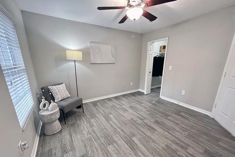 Master Bedroom | Master bedrooms feature ceiling fans and large walk-in closets.