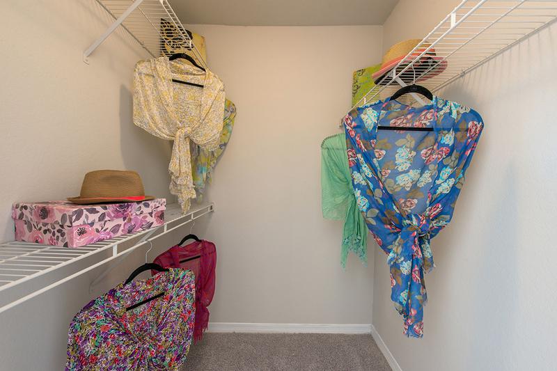 Walk-In Closet | Master bedroom closets featuring tons of space.