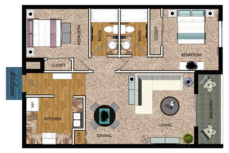 Two Bedroom Apartments In Jacksonville Fl Lakewood Village
