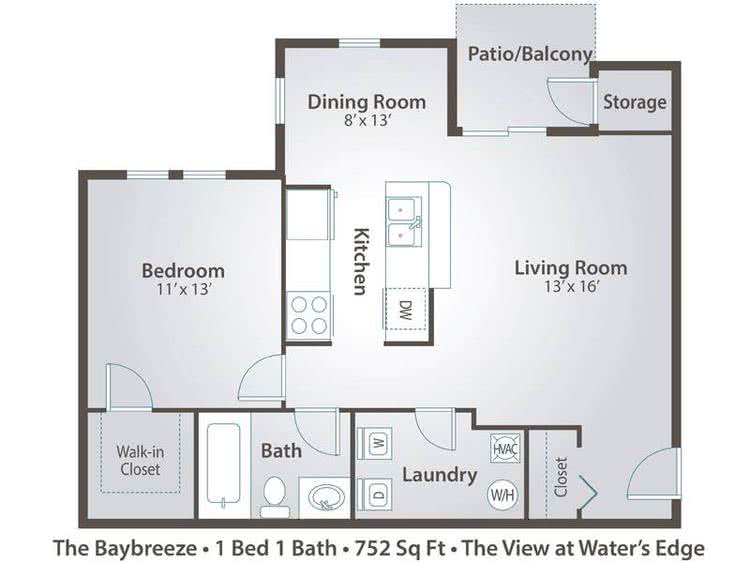 Apartment Floor Plans & Pricing The View at Water's Edge