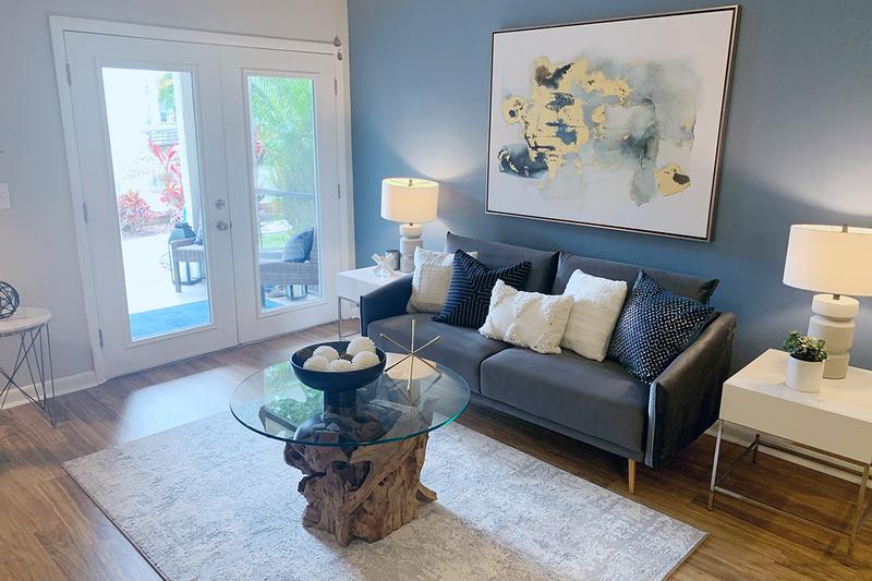 Living Room | Your living room will be great for entertaining!  You’ll love our spacious floor plans with open access to your screened-in patio.