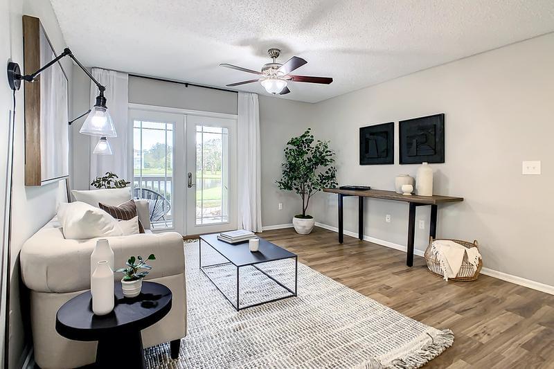 Living Room | Living rooms feature sliding doors leading to your private patio or balcony. 