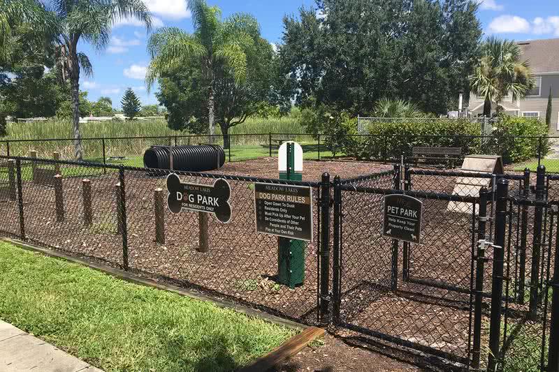 Off-Leash Bark Park | We offer pet friendly apartments in Naples and we even have an off-leash dog park right on site!