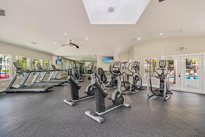 24-Hour Fitness Center | Our energetic fitness center and yoga studio. Open 24-hours a day!