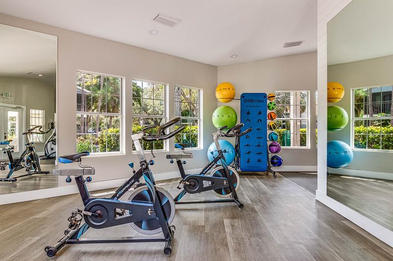 Spin/Yoga Studio | Our 24-hour fitness center also includes a spin/yoga studio.