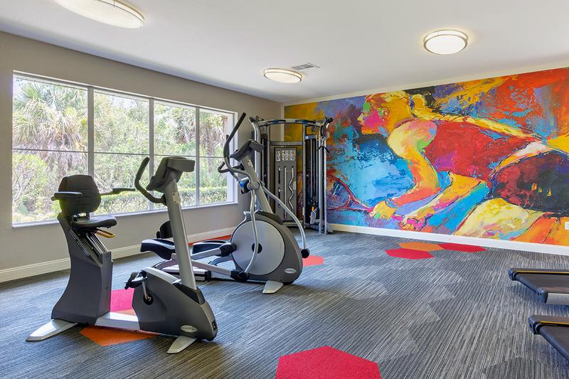 Fitness Center | Get in a workout whenever you want at our 24-hour fitness center.
