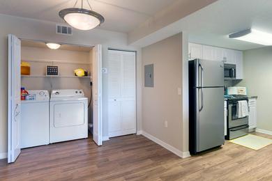Washer and Dryer | Our apartment homes feature washer and dryer appliances for your convenience. 