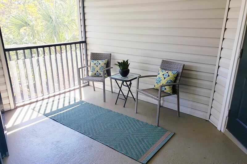 Screened Lanai | Your apartment home is complete with your very own screened-in, private lanai.