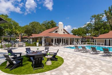 Fire Pit | Warm up by our poolside fire pit on a cool night.