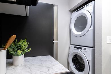 Front Loading Washer & Dryers Available | All apartment homes include washer and dryer appliances for your convenience. 