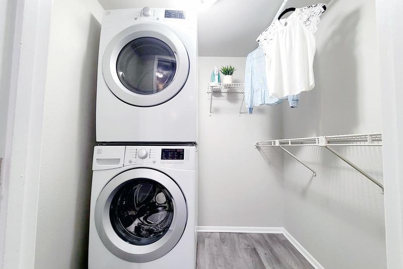 Front Loading Washer & Dryers Available | All apartment homes include washer and dryer appliances for your convenience. 