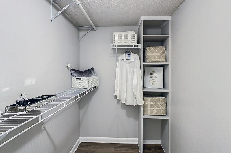 Walk-In Closet | Enjoy your spacious walk-in closet with built-in organizers.