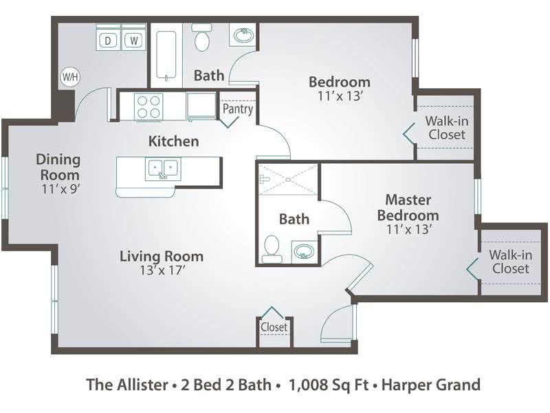 2 Bedroom Apartments For Rent In Orlando Fl Harper Grand