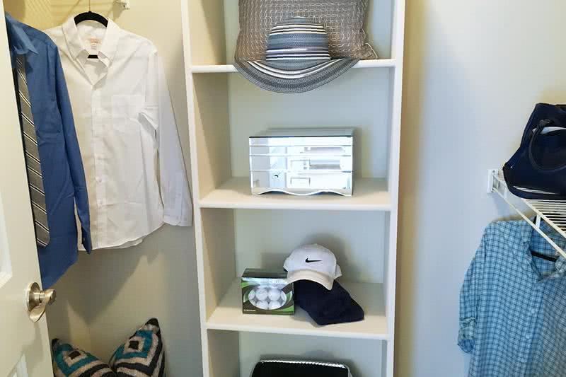 Walk-in Closet | You'll appreciate lots of space in your new, walk-in closet with built-in organizers.