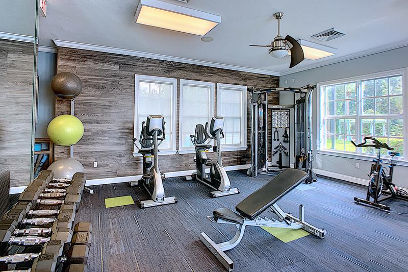 Weight Training Equipment | Our fitness center is complete with all the weight training and cardio equipment you need!