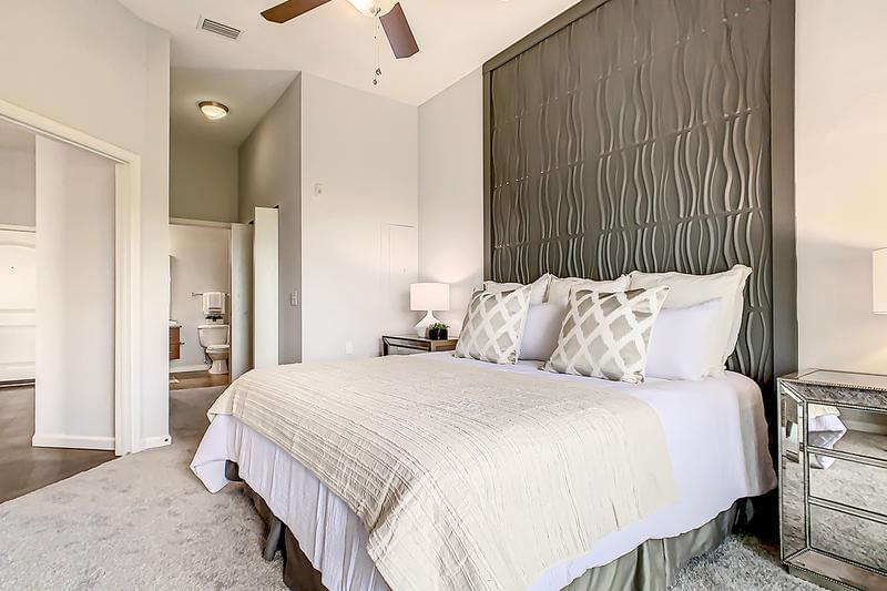Master Suite | Master bedrooms featuring walk-in closets and sliders to private balcony/patio.