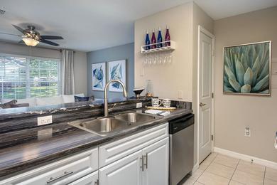 Breakfast Bar | Kitchens feature a breakfast bar overlooking the living area.