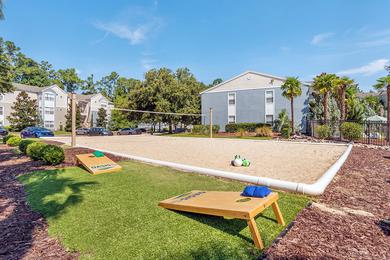 Sand Volleyball Court | Play a game with friends on our sand volleyball court.
