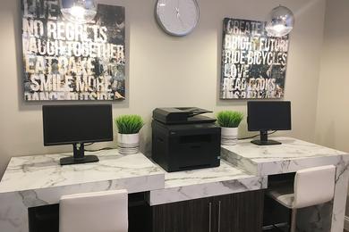 Business Center | Resident business center with free printing - coming soon!