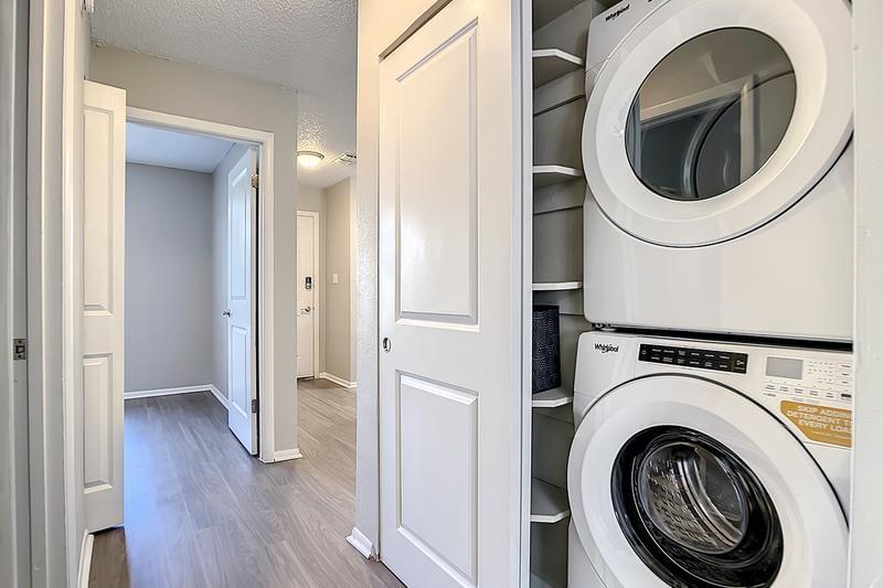 Washer and Dryer Included | All apartment homes include washer and dryer appliances for your convenience.
