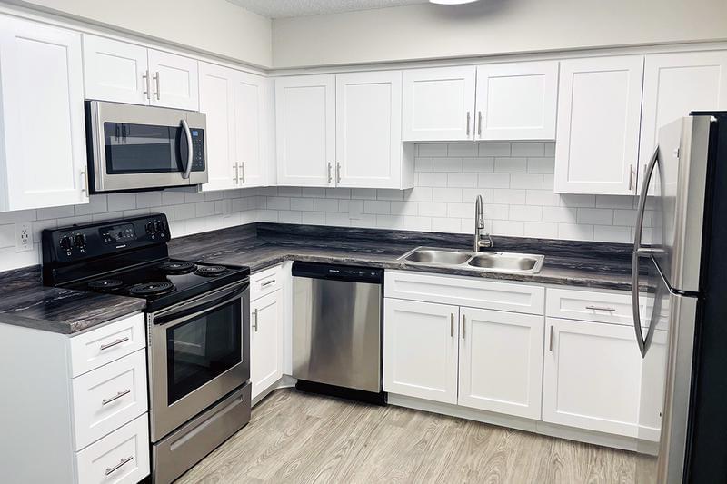Stainless Steel Appliances | All floor plans feature stainless steel appliances in the kitchen.