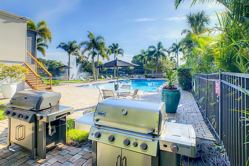 Gas Grills | Have a cookout on the sundeck with our gas grills.