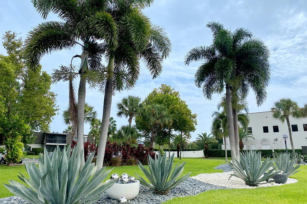 You can enjoy beautiful lush landscaping throughout the community.