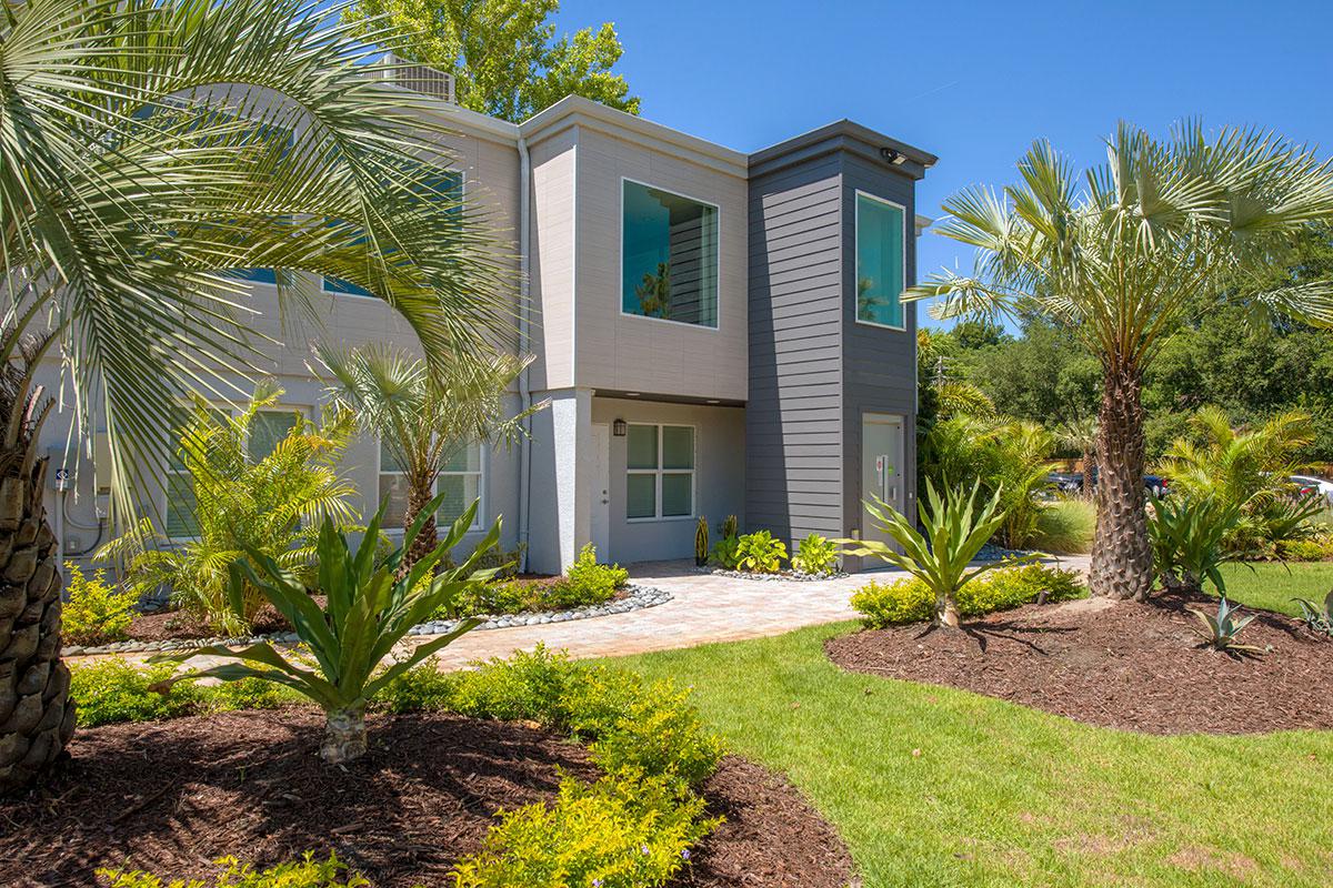 Live a lavish lifestyle surrounded by tropical palms.       