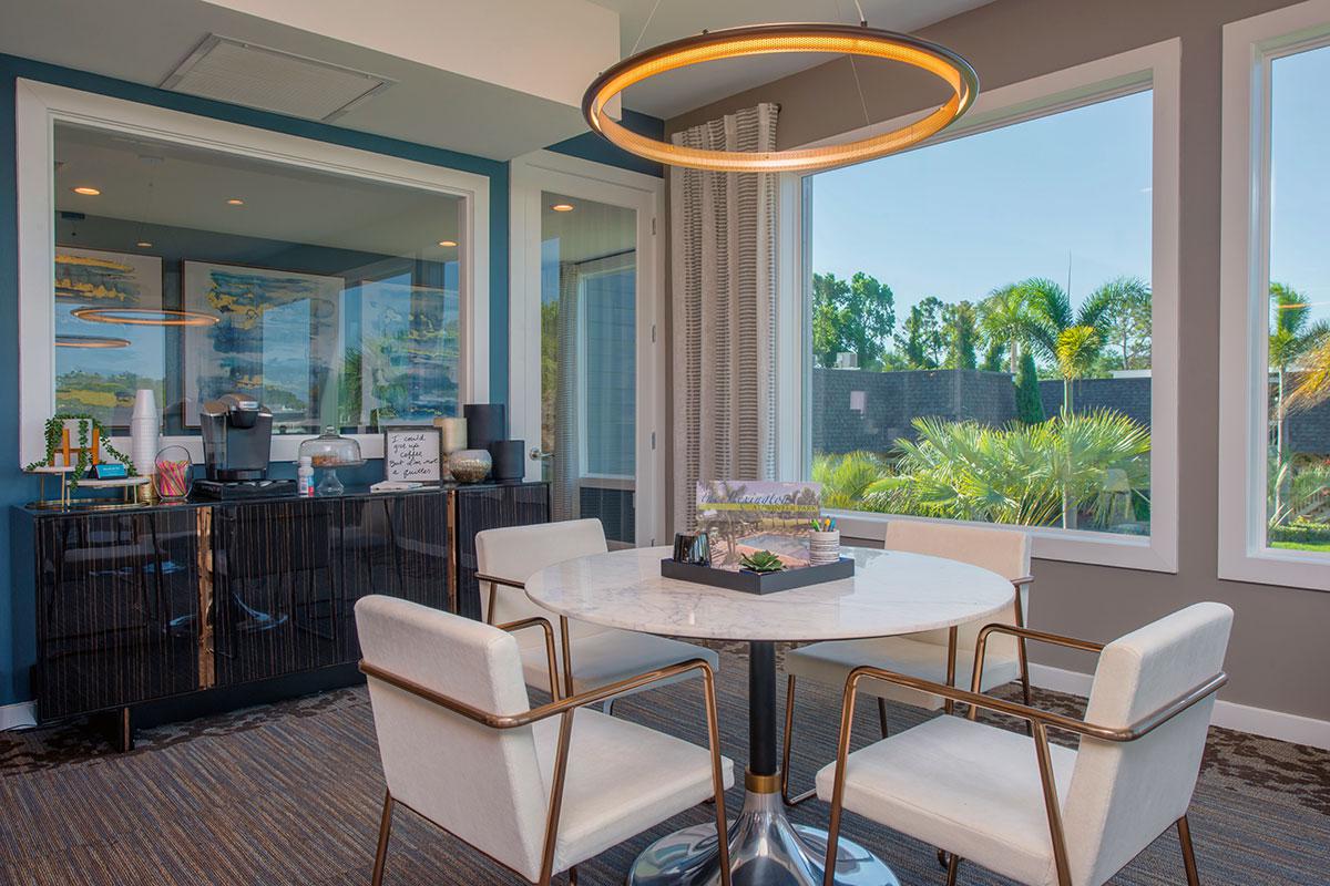 Have a seat by our coffee bar and enjoy beautiful views of the lake while enjoying your cup of coffee.