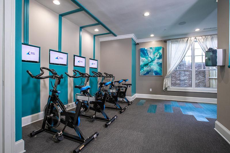 Spin Studio | Our Fitness Center also features a dedicated spin studio.