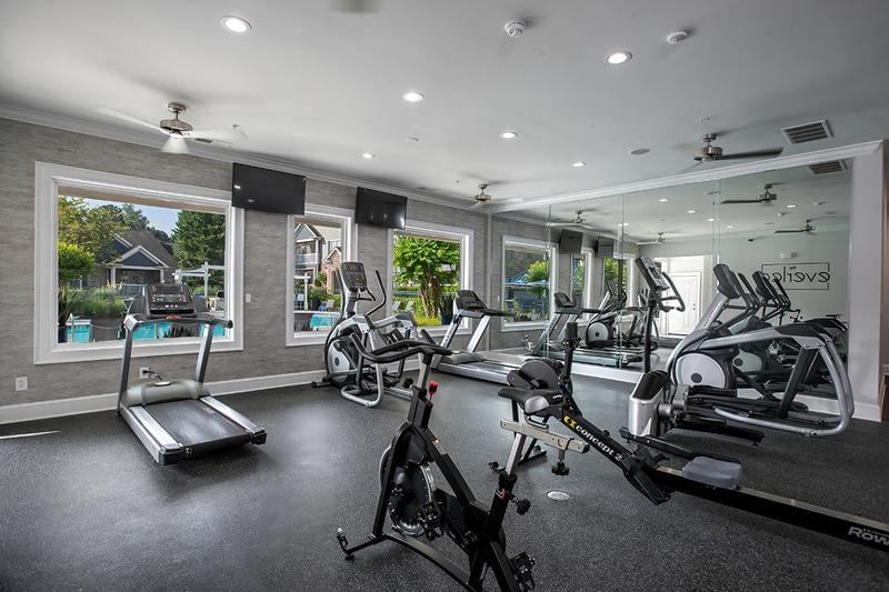 State-of-the-Art Fitness Center | Our Fitness Center features all the cardio and weight training equipment you need for a full body workout. 