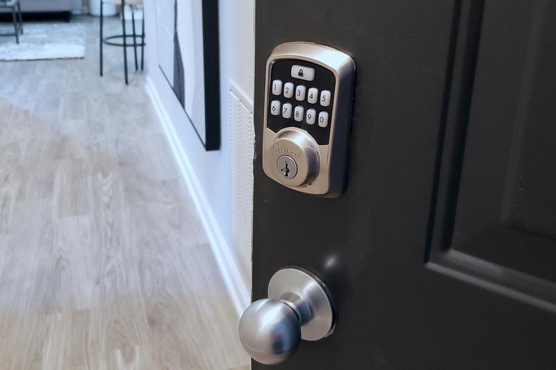 Bluetooth Smart Lock | A Bluetooth smart lock is included in every apartment home. Access with ease, no key necessary. 