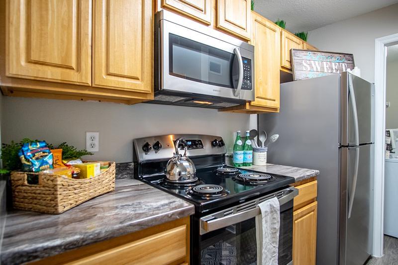 Stainless Steel Appliances | Signature kitchens feature stainless steel appliances.