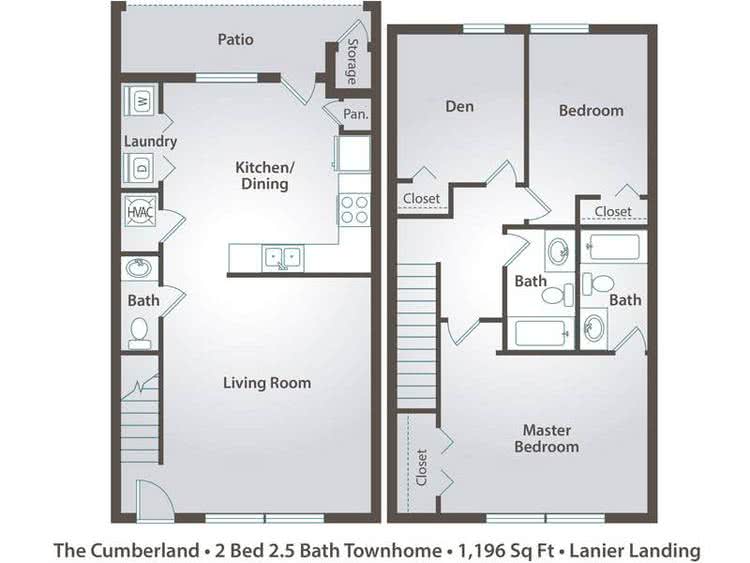Floor Plans & Apartment Rental Prices Brunswick GA Lanier Landing