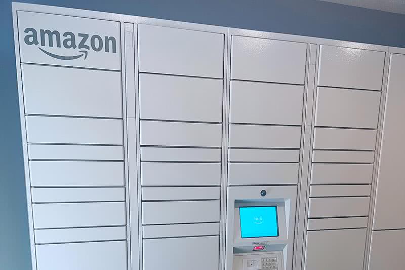 Amazon Hub Package Lockers | Retrieving your packages just got easier with our Amazon Hub package lockers!