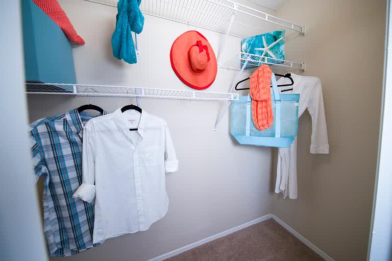 Walk-In Closets | Master bedrooms also feature spacious walk-in closets with built-in organizers.