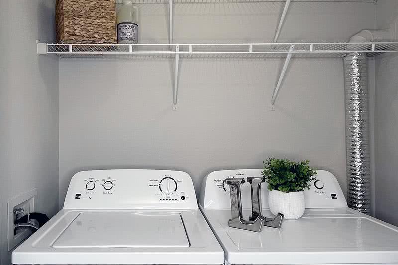 Laundry Room | Large laundry room complete with washer and dryer.