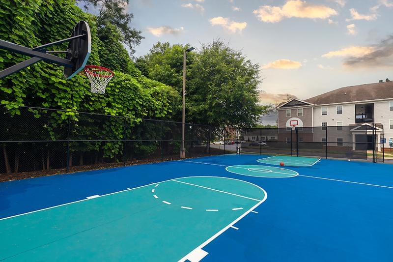 Basketball Court | Play a game on our basketball court.