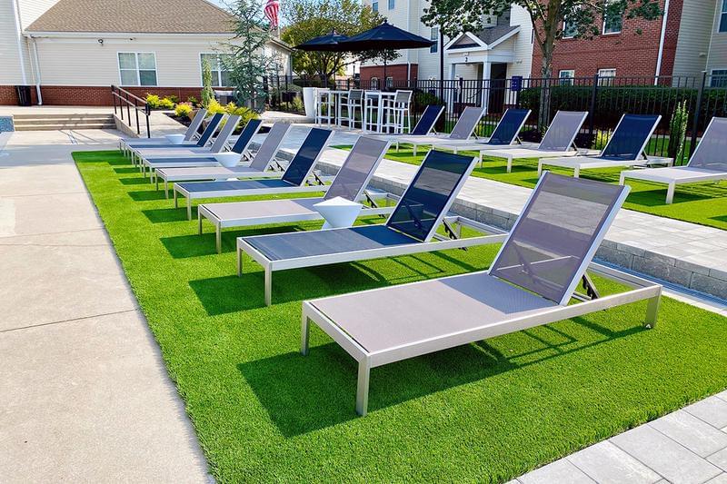 Poolside Loungers | Lay out and soak in the sun from one of our poolside loungers.